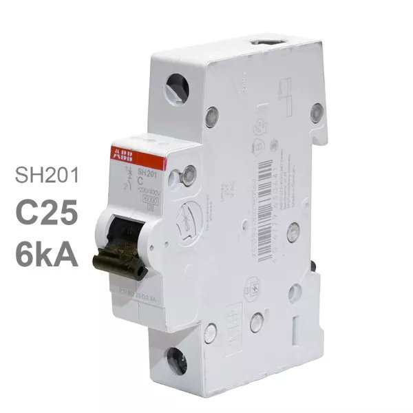 Автомат SH201 C25 25A (C) 6kA