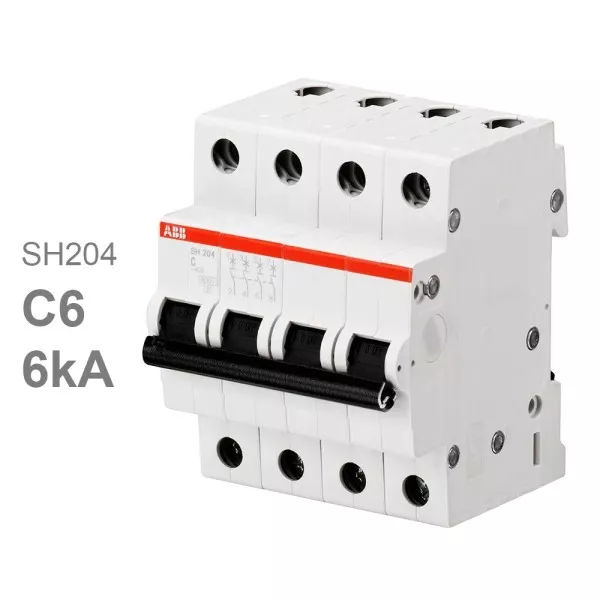 Автомат SH204 C6 6A (C) 6kA