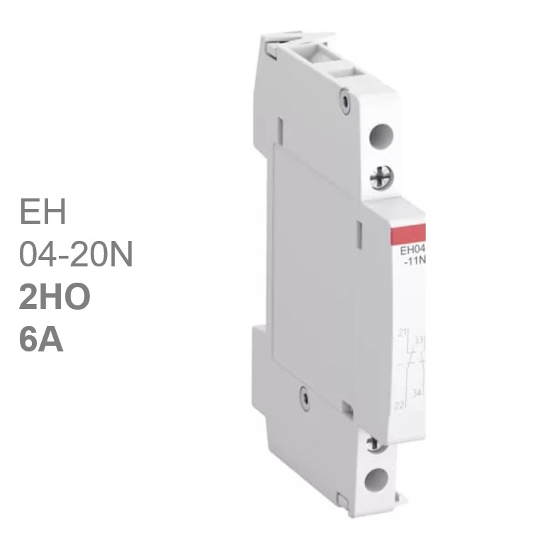 EH04-20N Вспомогательный контакт боковой для ESB..N и EN..N 6А 2НО 0.5 модуля