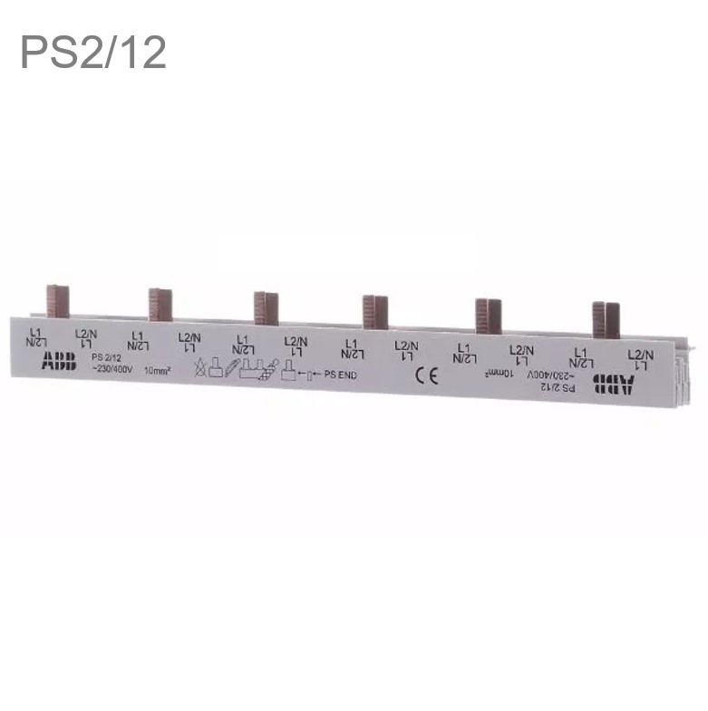 Гребенчатая шина PS2/12 2х-полюсная 12 модулей 63А