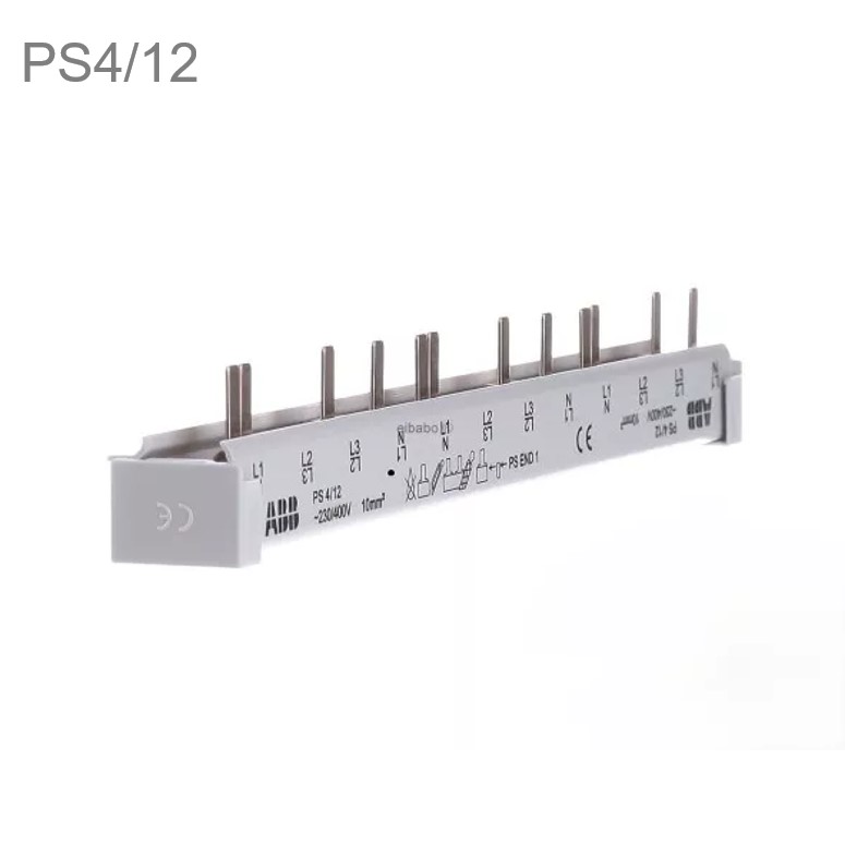 Гребенчатая шина PS4/12 4-полюсная 12 модулей 63А