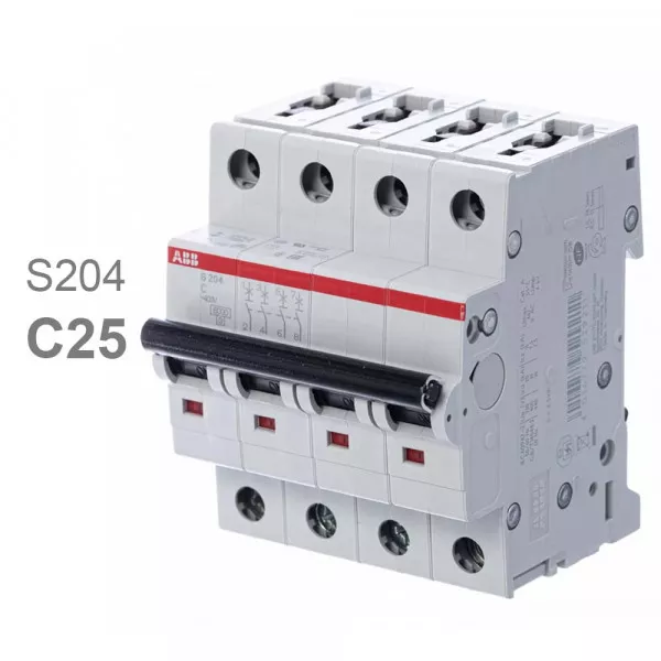 Автомат S204 C25 25A (C) 6kA
