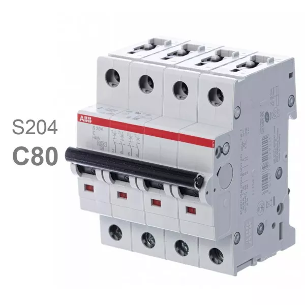 Автомат S204 C80 80A (C) 6kA