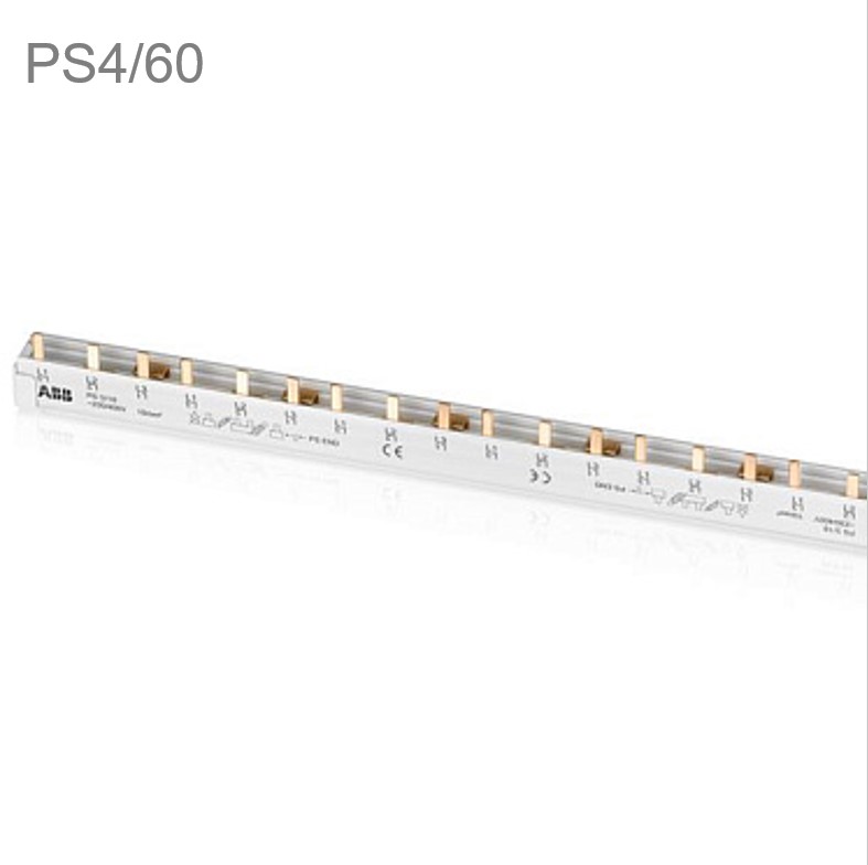 Гребенчатая шина PS4/60 4х-полюсная 60 модулей 63А
