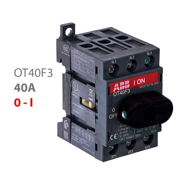 Рубильник 3х-полюсный OT40F3 40А
