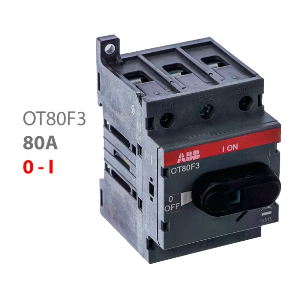 Рубильник 3х-полюсный OT80F3 80А